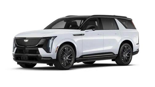 Vibrant White Tricoat 2026 Cadillac Escalade IQL Premium Sport