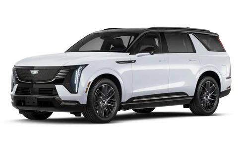 Vibrant White Tricoat 2026 Cadillac Escalade IQL Premium Sport