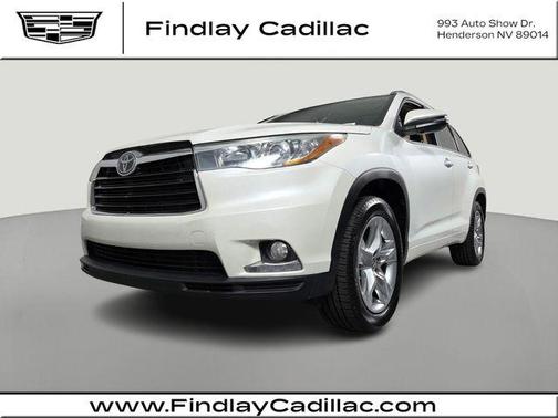 Blizzard Pearl 2016 Toyota Highlander Limited