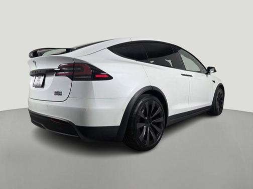 Pearl White Multi-Coat 2023 Tesla Model X Plaid Tri Motor All-Wheel Drive