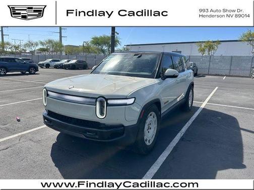 Glacier White 2025 Rivian R1S Adventure