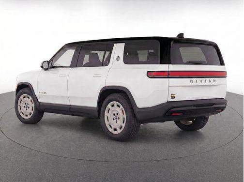 Glacier White 2025 Rivian R1S Adventure