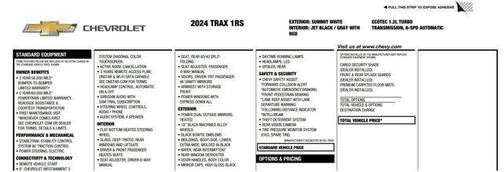 2024 Chevrolet Trax FWD 1RS
