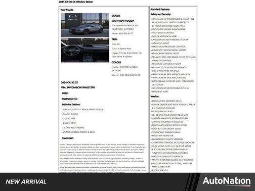 2024 Mazda CX-30 2.5 S Carbon Edition