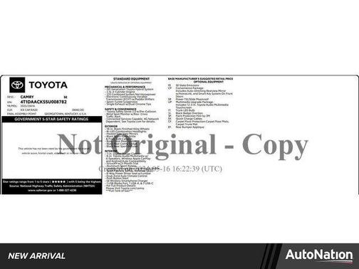 2025 Toyota Camry SE