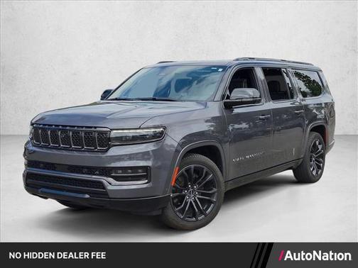Baltic Gray Metallic Clearcoat 2024 Jeep Grand Wagoneer L Series III Obsidian 4x4