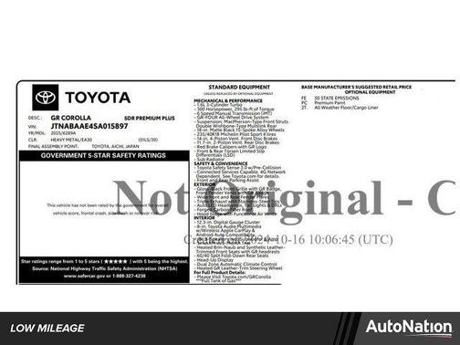 2025 Toyota GR Corolla Premium