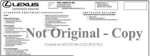 2024 Lexus ES 350 Base