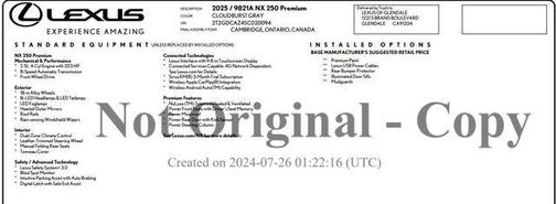 2025 Lexus NX 250 Premium