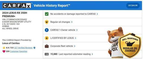 2024 Lexus RX 350 Premium Plus