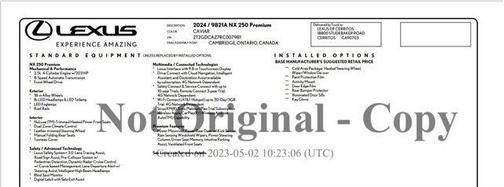 2024 Lexus NX 250 Premium