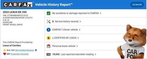 2023 Lexus RX 350 Base