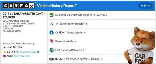 2017 Subaru Forester 2.0XT Touring