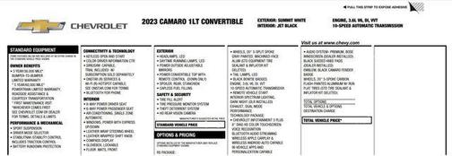 2023 Chevrolet Camaro 1LT