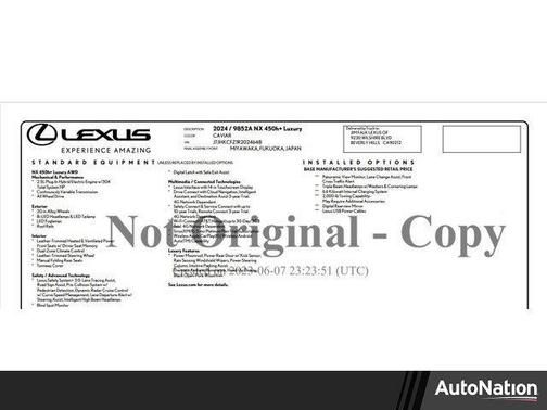 2024 Lexus NX 450h+ Luxury