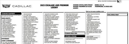2023 Cadillac Escalade Premium Luxury