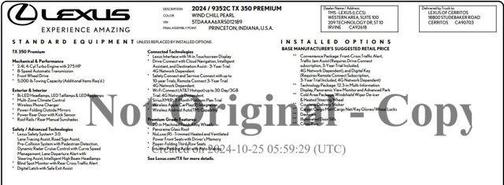 2024 Lexus TX 350 Premium
