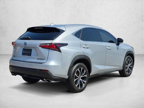 Silver Lining Metallic 2017 Lexus NX 200t F Sport