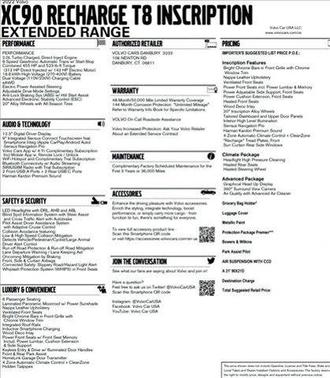 2022 Volvo XC90 Recharge Plug-In Hybrid T8 Inscription 6 Passenger