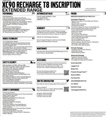 2022 Volvo XC90 Recharge Plug-In Hybrid T8 Inscription 6 Passenger