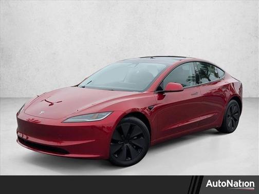 Ultra Red 2024 Tesla Model 3 Long Range