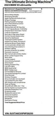 2023 BMW X5 PHEV xDrive45e
