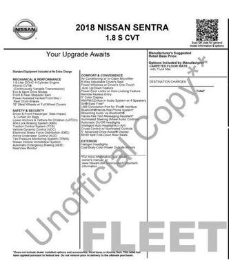 2018 Nissan Sentra S