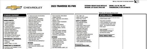 2023 Chevrolet Traverse RS