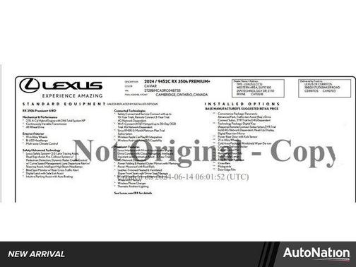 2024 Lexus RX 350 Base