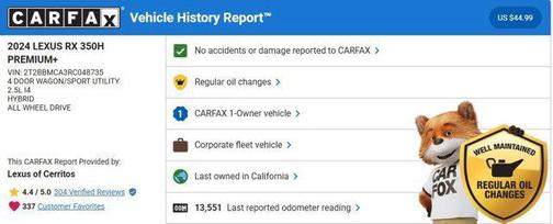2024 Lexus RX 350 Base