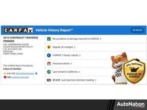 2019 Chevrolet Traverse Premier