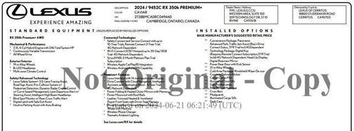 2024 Lexus RX 350 Premium Plus