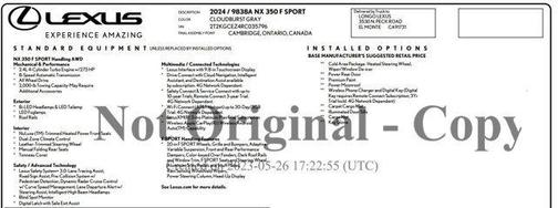2024 Lexus NX 350 F SPORT Handling