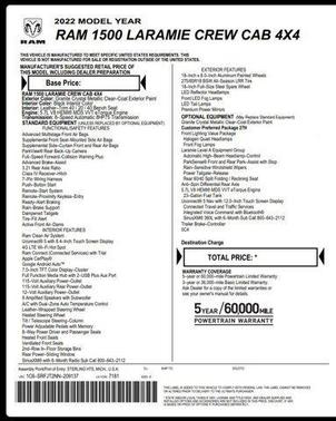 2022 RAM 1500 Laramie