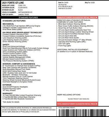 2021 Kia Forte GT-Line