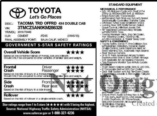 2019 Toyota Tacoma TRD Off Road