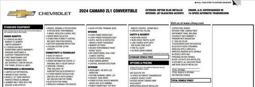2024 Chevrolet Camaro ZL1