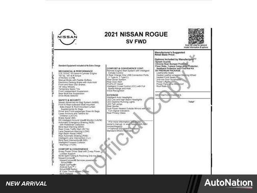 2021 Nissan Rogue SV