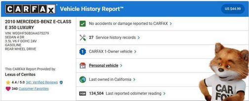 2010 Mercedes-Benz E-Class E 350 Luxury