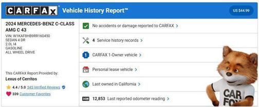 2024 Mercedes-Benz AMG C 43 4MATIC