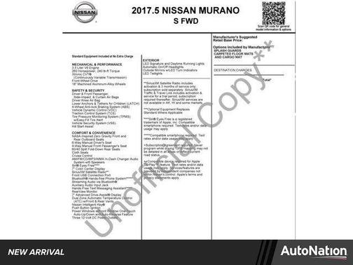 2017 Nissan Murano S