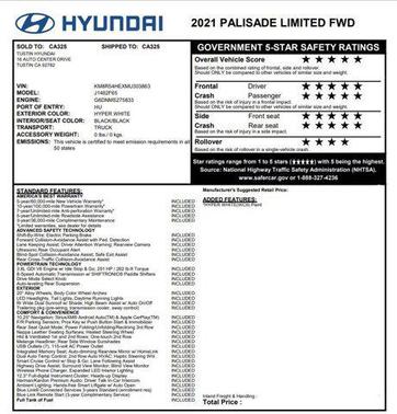 2021 Hyundai PALISADE Limited
