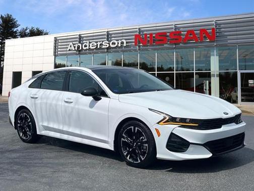 Glacial White Pearl 2021 Kia K5 GT-Line