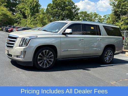 Silver Coast Metallic 2016 Cadillac Escalade ESV Premium