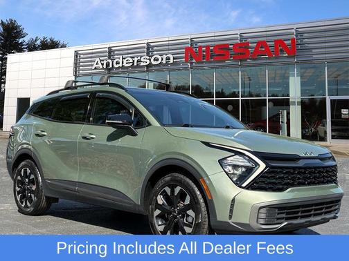 Jungle Green 2023 Kia Sportage X-Line