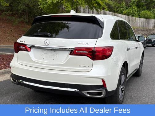 Diamond White Pearl 2018 Acura MDX 3.5L