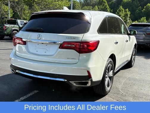 Diamond White Pearl 2018 Acura MDX 3.5L