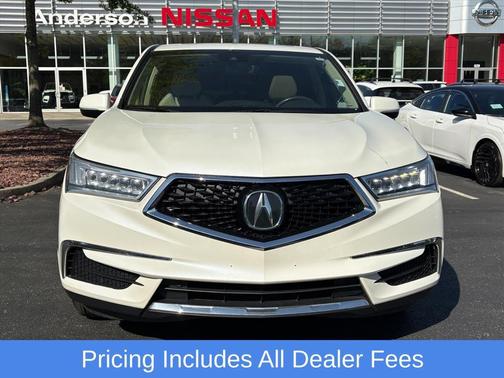 Diamond White Pearl 2018 Acura MDX 3.5L