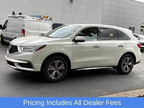 Diamond White Pearl 2018 Acura MDX 3.5L