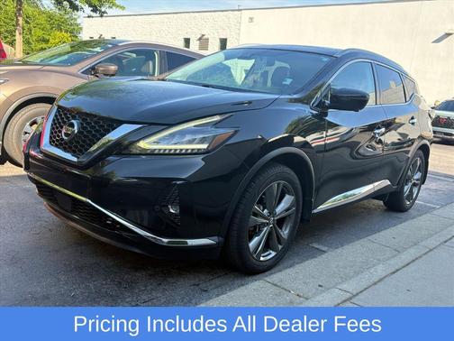 Super Black Metallic 2020 Nissan Murano Platinum Intelligent AWD